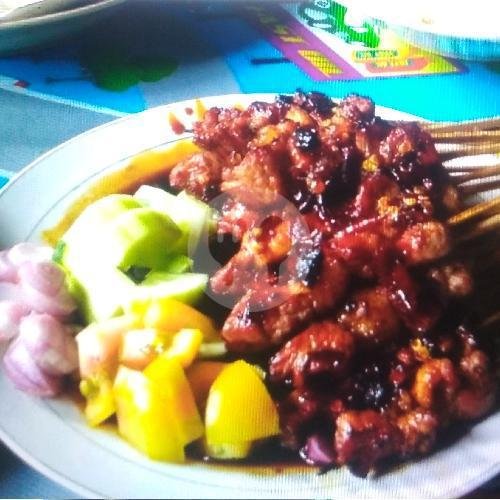 Sate Ayam Campur Kulit menu Sate Ayam & Kambing Cak Mahfud, Menoreh