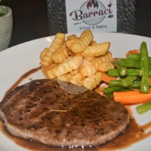 Saikoro Steak 160 Gram menu Barraci Steak & Pasta, Pancoran