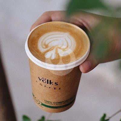 Ice Aren Latte menu Volks Coffee, Tegalsari