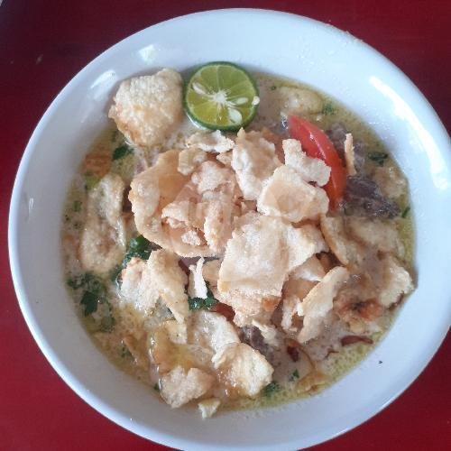 Soto Betawi Daging Paru menu Warung Soto Samrel
