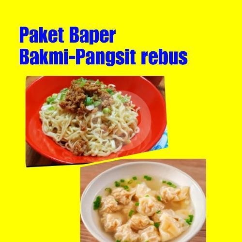Paket BaPer (Bakmi-Pangsit Rebus) menu Bakmi Rio, Kedoya Raya