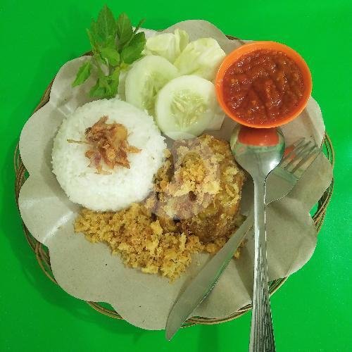 Nasi Bebek Kremes menu Ayam Kremes Pak Bimo, Serayu