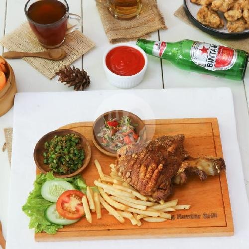 Pork Knuckle Cabe Garam menu Flying Pig, Sunter