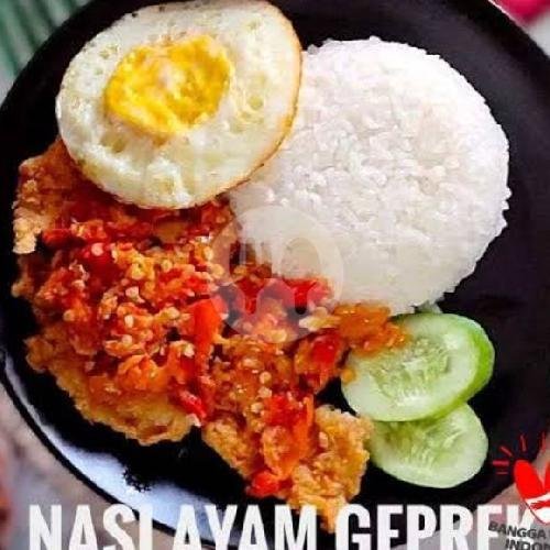 Paket Geprek menu Warmindo Ronal Briyan, Condongcatur