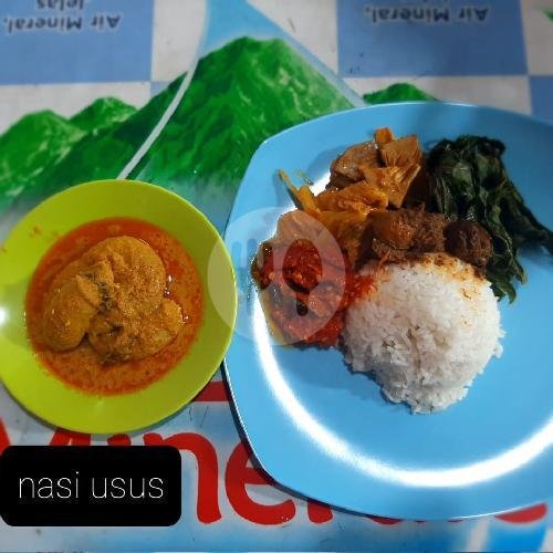 Nasi Dendeng Kering menu Nasi Kapau Uni Upik