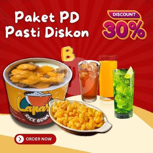 Chicken Salted Egg Ricebowl menu Lapar ya Express Rice Bowl, Jogja