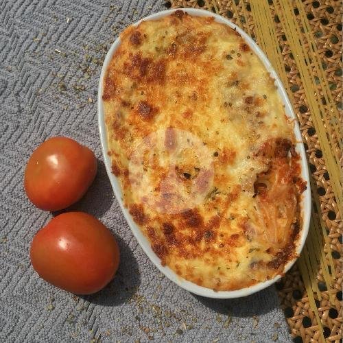 Spicy Spaghetti Creme Brulee menu Rumah Pasta & Pizza, Taman Lamongan