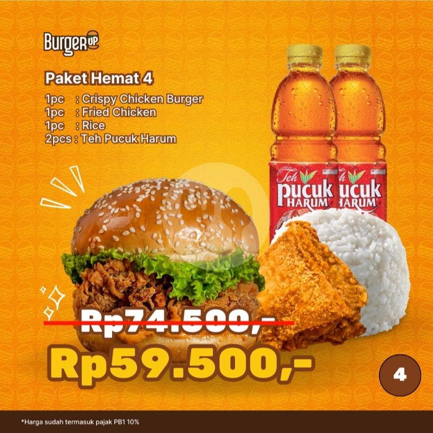 Gemoy 5 menu Burger Up, Dharmahusada