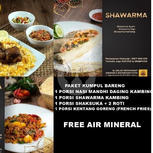 MUGHALGHAL KAMBING menu Al Balad Restaurant Arabian & Indonesian Food, Gajah Mada