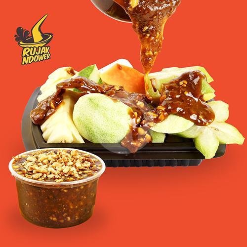 Rujak Medium + Tahu + Kerupuk menu Rujak Ndower, Tlogomas