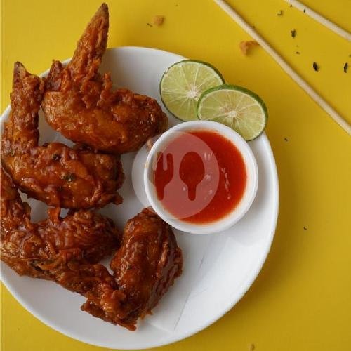 Fries (besar) menu Happy Chicken, Nipah