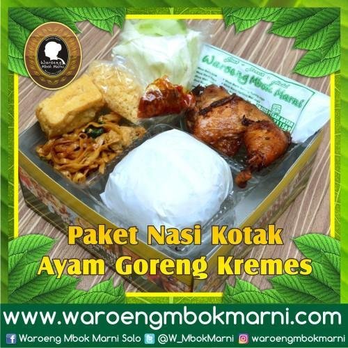 Paket Ayam Leres Bbq menu Waroeng Mbok Marni, Penumping