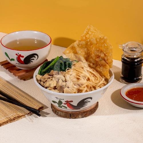 Bakmi Ayam Baso & Pangsit Goreng Regular menu Bakmi Boy Santa, Cikajang