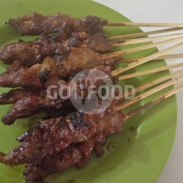 Sate Hati + Gajih menu Warung Gule & Sate Kambing Bang Saleh (Cabang Tongan), Sarangan