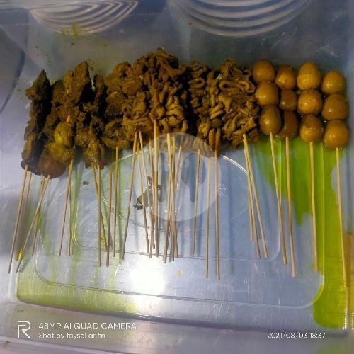 Sate Amplak menu Bubur Ayam Bubur Kacang Ijo Bang Ali