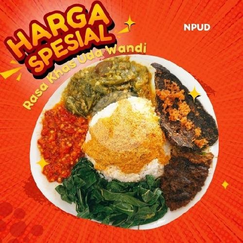 NASI IKAN GULAI menu Nasi Padang Uda Wandi, Gubeng