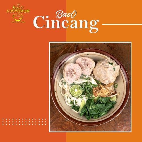 Baso Telur menu Mie Baso As-Syukur Bunderan Gobras