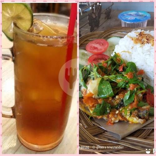 Ayam Penyet Sambal Korek Kemanggi menu Cumi dan Tuna Mercon Mba Nana, Imogiri