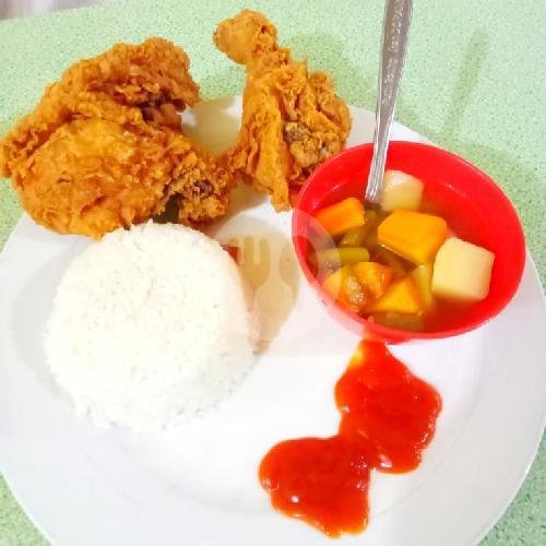 Paket B menu ITB Fried Chicken, Klojen