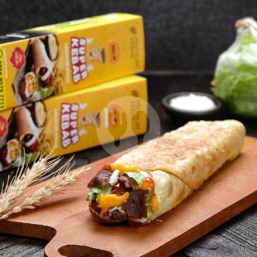 Kebab Large Sosis Sapi menu Super Kebab, H. Kelik