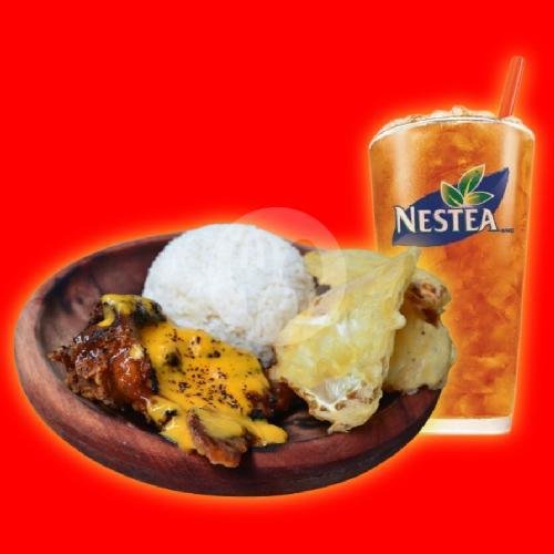 Pkt Lemontea Sambel Korek menu Ayam Geprek Crispy Bakar Abyan, Murni 1