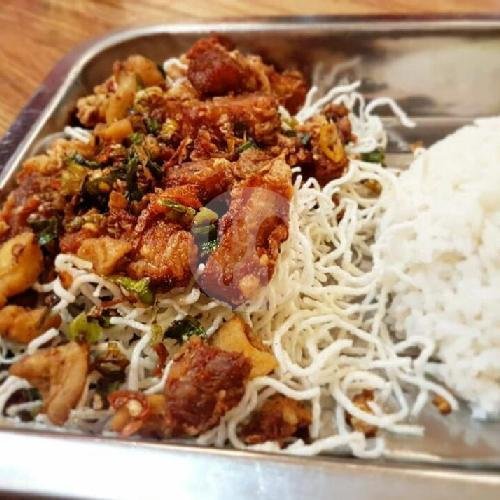 Babi Crispy Cabai Garam menu Bak & Mie - Babi Geprek, Kompleks Pertokoan Babarsari