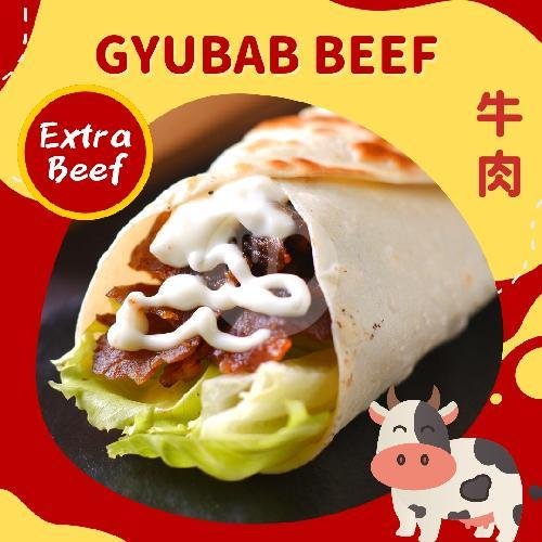 Gyubab EXTRA BEEF menu KEBAB JEPANG GYUBAB