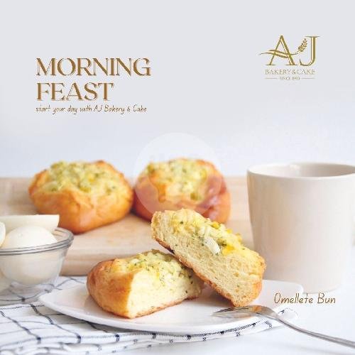Omelette Bun menu AJ Bakery & Cake, Summagung