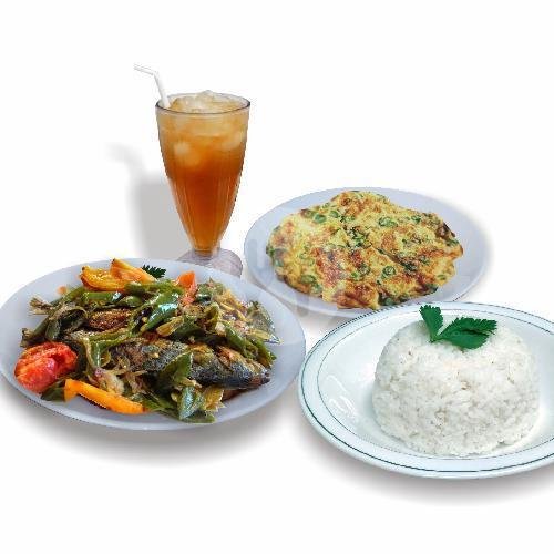 Bandeng Presto Sambal Jawa + Nasi menu Kedai Rakyat, Merjosari
