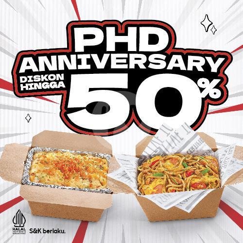 PHD Anniv PASTA Buat Ber-3 menu Pizza Hut Delivery - PHD, Veteran Solo