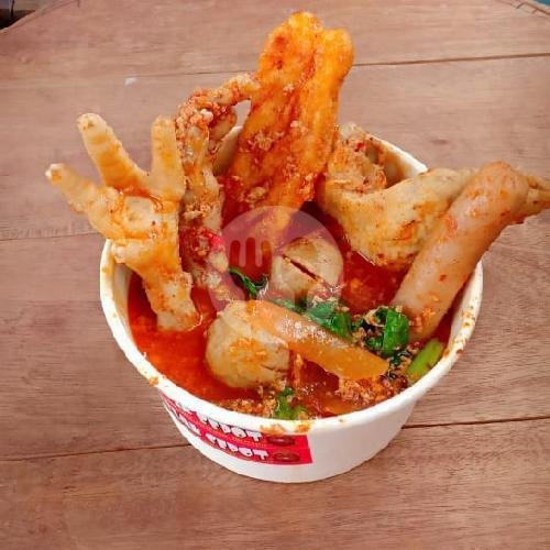 Seblak Cepot Kumplit Free Es Teh/Hangat menu Seblak Mang Cepot & Baso Aci Hoax, Umbulharjo