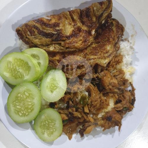 Nasi Ayam Cingcang + Es Teh Manis menu RR Chinesefood (Halal), Terusan Babakan Jeruk