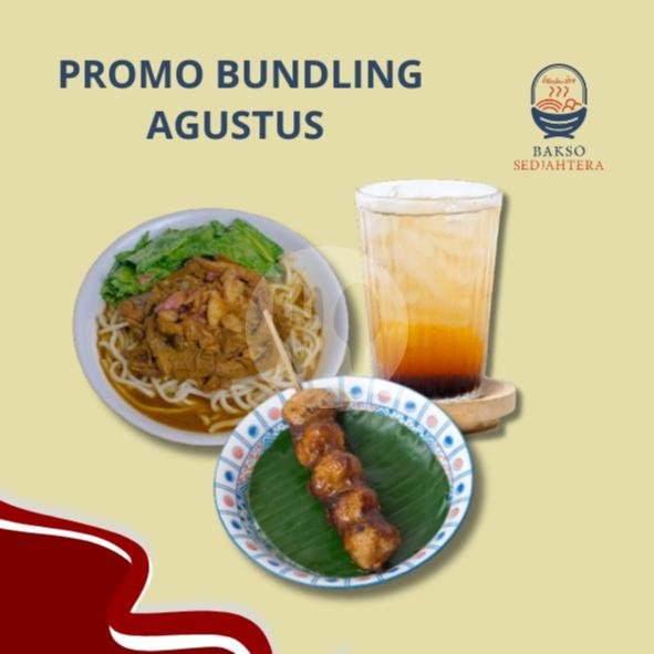 Bakso Selimut Misdasem + Tahu Walik + Es Teh Tawar menu Bakso Sedjahtera, Arcamanik