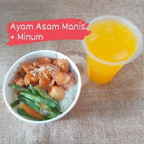 Paket 3 Katsu Geprek Plus 3 Es Nutrisari menu Kepiting Brebes, Brebes Kota