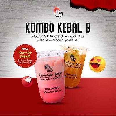 Paket Kombo KEBAL C menu Roti Bakar Gandum Kontainer Bakar, Wiyung