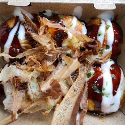 Takoyaki Gurita Isi 6 Ball menu Delice Takoyaki
