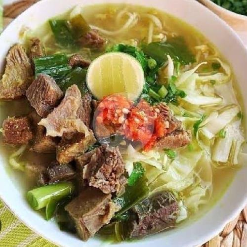 Kerupuk menu Soto Sedap Ayam Kampung, Lembang Raya