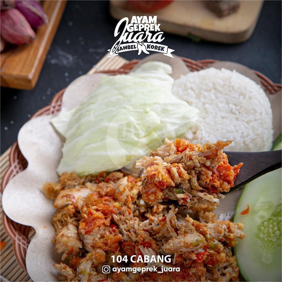 Paket Ayam Geprek Juara menu Ayam Geprek Juara, Cirendeu