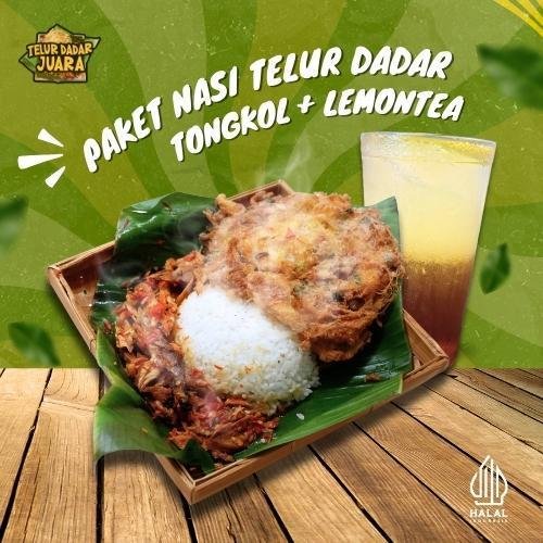 Paket Juara 2 Cumi menu Telur Dadar Juara, Sasak Gantung