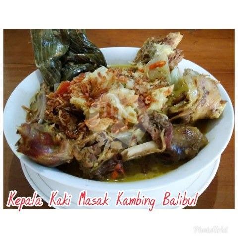 Kepala kaki Masak Besar (utuh) menu Sate Kambing Muda Balibul, Sukoharjo