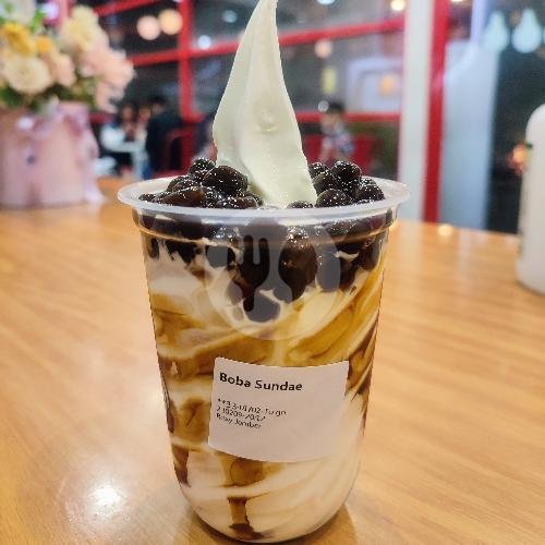 Mango Sundae menu Mixue - Jember Roxy Square, Citywalk Roxy Jember