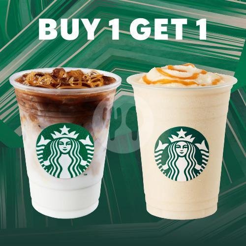 1 Java Chip Frappuccino + 1 Iced Asian Dolce Latte menu Starbucks, Plaza Sentral