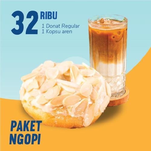 Paket Bomboloni + Gula Aren 31K menu Dopio Donuts & Coffee, Tamansiswa