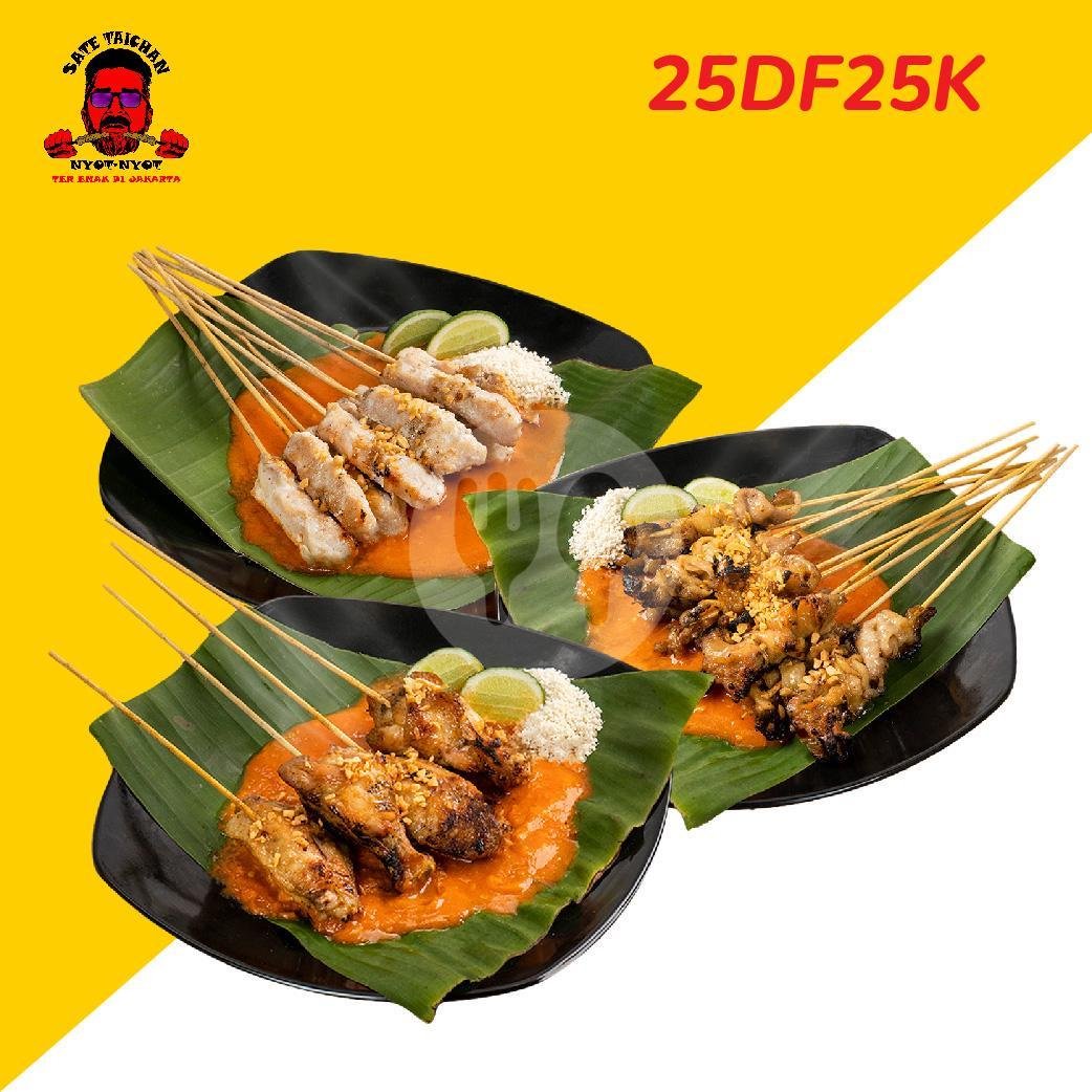 Sate Taichan 75 Tusuk Free 8 Chicken Wings (50Dc25K) menu Sate Taichan Nyot Nyot, Muara Karang