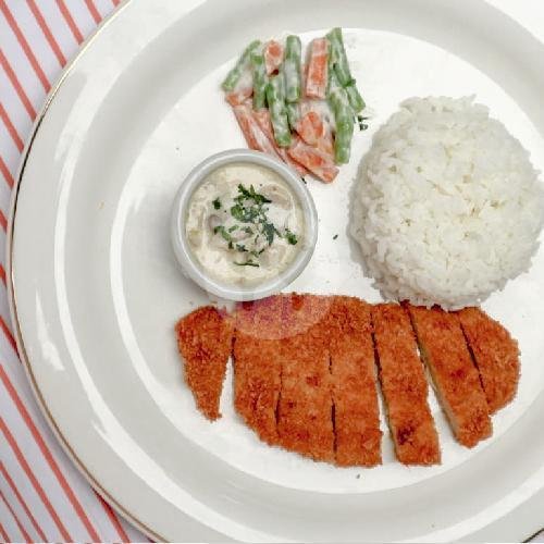Chicken Katsu French Fries With Mushroom Sauce menu LKG Kitchen, Ikan Mujair