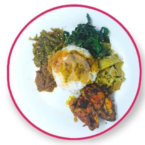 Nasi Padang Ayam Goreng menu RM Masakan Padang Ridho Nasi Padang, Cipete