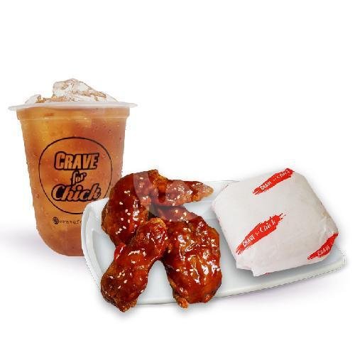 Paket Puas menu Crave for Chick, Kediri Kota