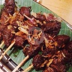 Sate Kambing 10 Tusuk Pakai Lemak(Tidak Bisa Pisah Bumbu) menu Sate Ruhiyat Asli, Jl Jupiter Utama