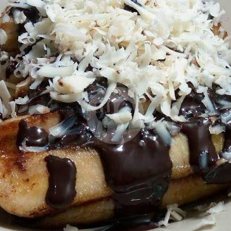 Pisang Bakar Selai Keju menu Warkop KEMBAR, Cawang