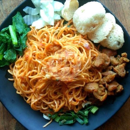 Miyago Pedas Level 3 menu Mie Ayam dan Bakso Tetelan Kemepyar (Wawa), Bantul